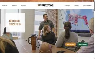 Christman Constructors, Inc. website