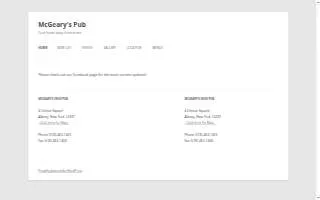 McGeary's website