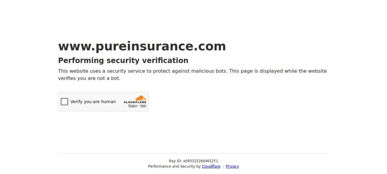 PURE Insurance of Scottsdale website