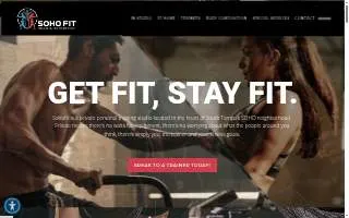 Soho Fit website