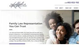 The Law Office of Kristen Kaffer, PLLC website