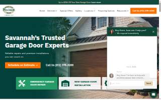 Precision Door Service of Lancaster website