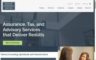 Baker Newman Noyes of Manchester website