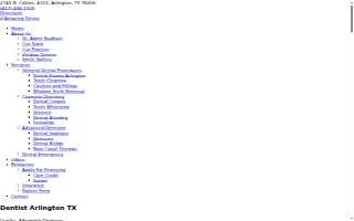 Amazing Dental website