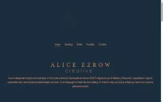Alice Ezrow Creative website