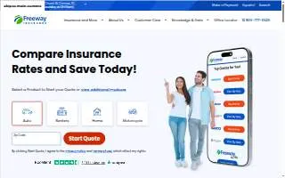 Freeway Insurance Services of Long Beach website