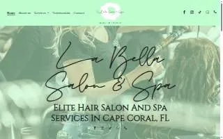 La Bella Salon & Spa LLC website