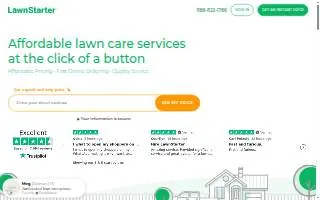LawnStarter - Fort Worth Landscaping website