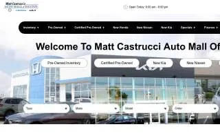 Matt Castrucci Auto Mall of Dayton website
