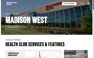 Princeton Club - West website