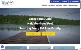 Tarrytown Veterinary Clinic website