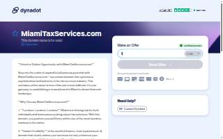 Miami Tax Services