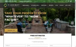 St Louis Select Landscaping website