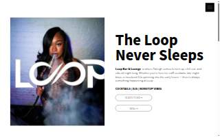 Loop Bar and Lounge Raleigh website