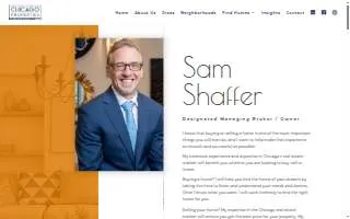 Sam Shaffer Chicago Properties website