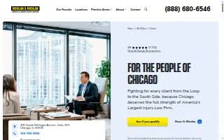 Morgan & Morgan of Chicago website