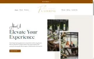 First Class Catering of Indianapolis website