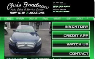 Chris Goodnow Auto Sales website