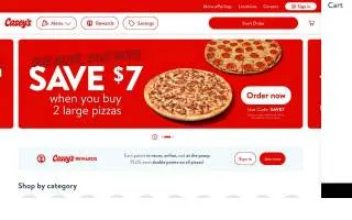 Casey's Auto Sales website