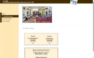 Cuts 2000 of Warwick website