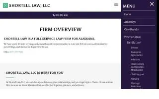 Shortell Law LLC website