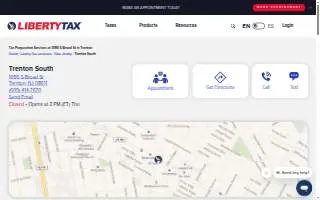 Liberty Tax Service of Trenton website