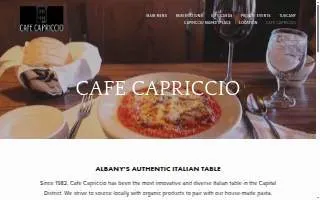 Café Capriccio website