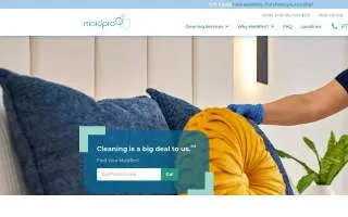 MaidPro of Maple Grove website