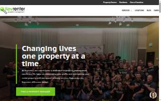 Keyrenter Raleigh Property Management of Knightdale website