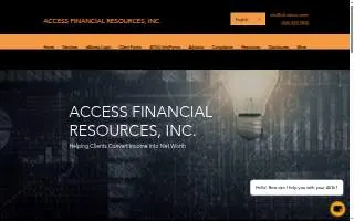 Access Financial Resources Inc website