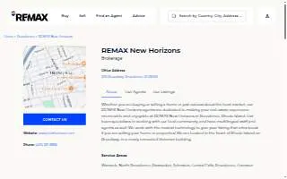 RE/MAX New Horizons website