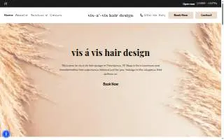 vís á vís hair design website