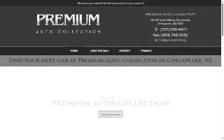 Premium Auto Collection website