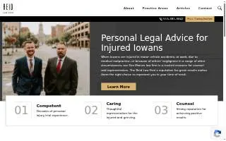 Reid Law Firm website