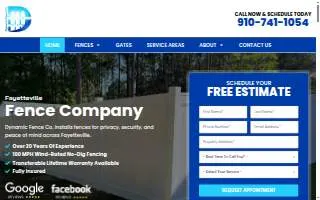 Dynamic Fence Co LLC website