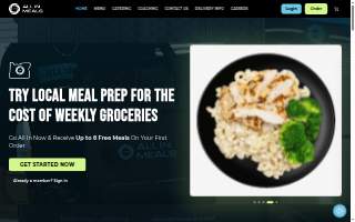 All In Meals website
