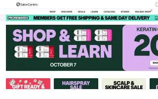 SalonCentric of Sioux Falls website
