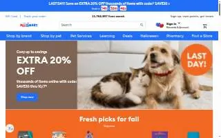 Pet ER for Pets website