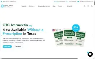 Uptown Pharmacy of Dallas website