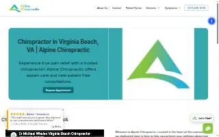Alpine Chiropractic of Virginia Beach website