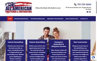 All American Craftsmen & Contracting website