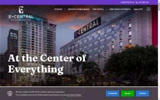 E-Central Downtown Los Angeles Hotel website