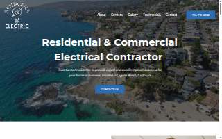 Santa Ana Electric website