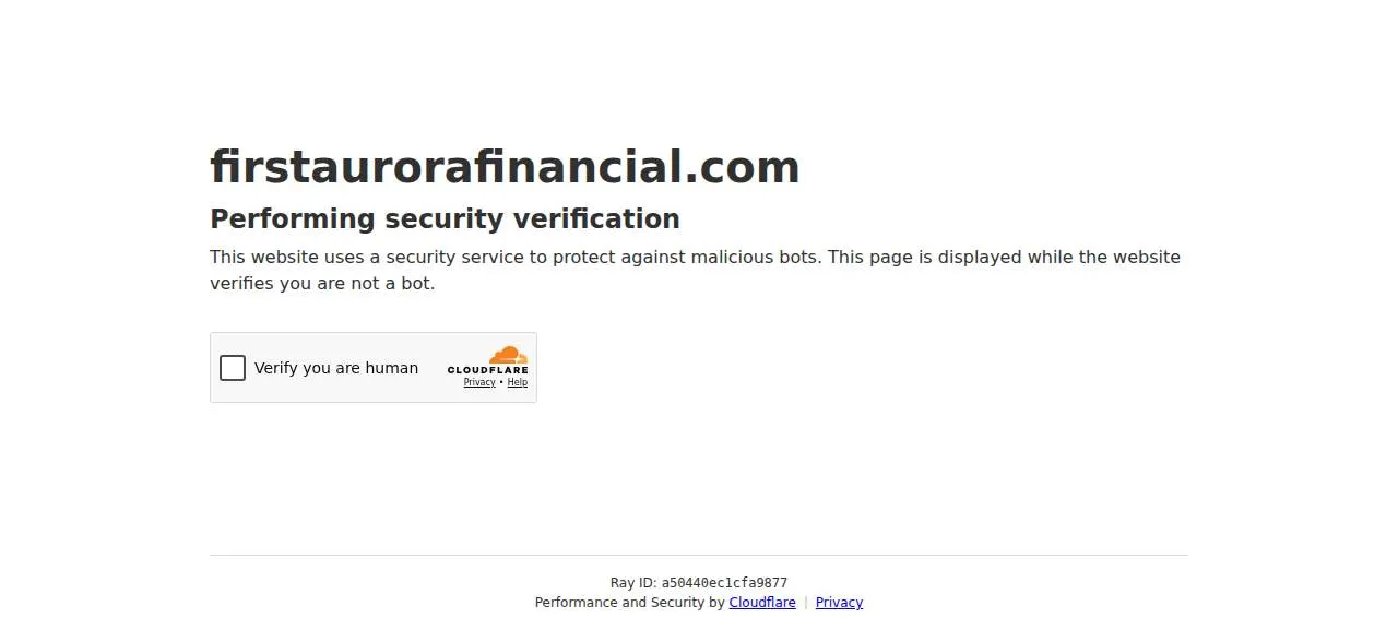 First Aurora Financial Group website
