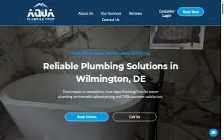 Aqua Plumbing Pros of Wilmington website