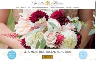 Socially Artistic Wedding & Event Planner website