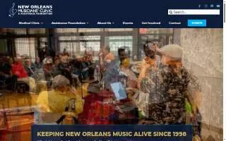 New Orleans Musicians’ Clinic website