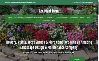 Lex Plant Farm & Garden Center website