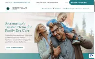 Arena Eye Surgeons of Delaware website