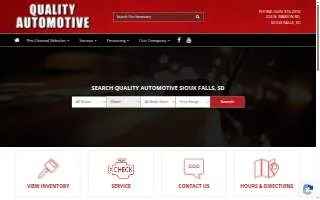 Quality Automotive of Sioux Falls website